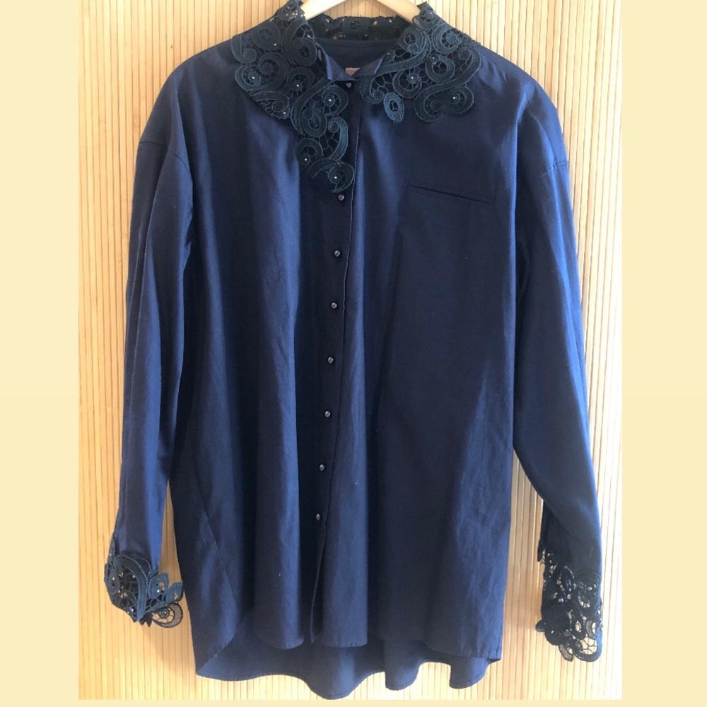Romeo Gigli Navy Shirt